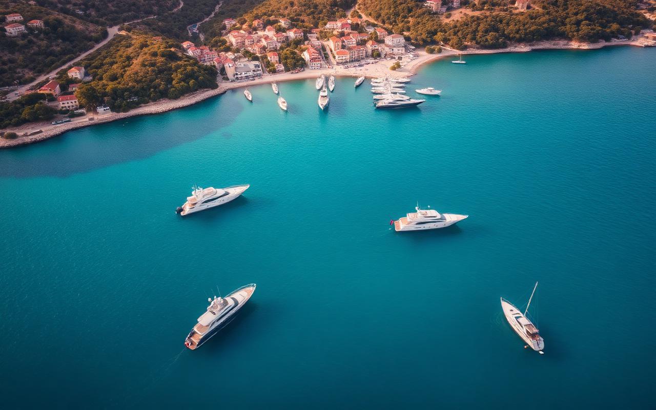 French Riviera from above